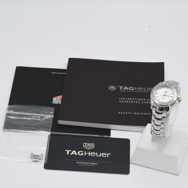 腕時計 稼働 TAG HEUER タグホイヤー WJ1313-0 クォーツ シェル文字盤 2025.10電池交換済 M4252