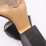Salvatore Ferragamo フェラガモ サンダル 6 1/2 23.5cm ブラック 靴 21k352-2