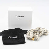 CELINE セリーヌ シュシュ レイユール トリオンフ ベージュ系  ヘアアクセサリー 箱有 H22622