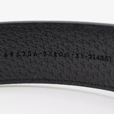 GUCCI グッチ 首輪 695256 インターロッキングG XL ペット ペット用品 ブラック 25k389-1