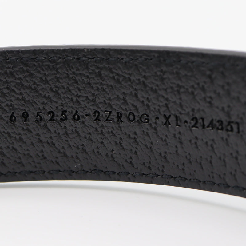GUCCI グッチ 首輪 695256 インターロッキングG XL ペット ペット用品 ブラック 25k389-1