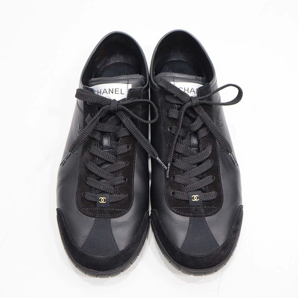 CHANEL シャネル スニーカー ブラック W G45715 サイズ43 28cm メンズ 靴 箱袋あり M4375
