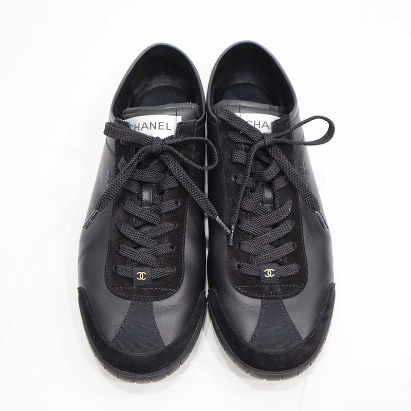 CHANEL シャネル スニーカー ブラック W G45715 サイズ43 28cm メンズ 靴 箱袋あり M4375