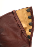 Maison Margiela メゾンマルジェラ TABI 足袋 ブーツ サイズ38 24cm レザー ブラウン系 靴 箱あり M4439