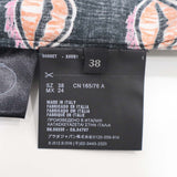 PRADA プラダ ワンピース kiss リップ柄 2way ショートスリーブ オフショル 黒×赤 サイズ38 レディース 服 J40