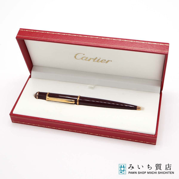 Cartier ディアボロドゥカルティエ ボールペン 筆記用具 文房具 筆記確認済 ケース有 ok1127