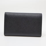 PRADA プラダ キーケース 1PG004 ブラックゴールドカラー 22s365-1