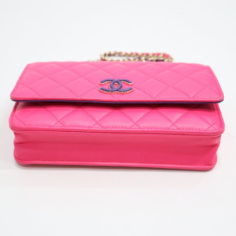 CHANEL シャネル マトラッセ チェーンウォレット ショルダーバッグ 