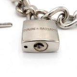 DOLCE&GABBANA ドルチェ＆ガッバーナ ウォレットチェーン 南京錠 DG ドルガバ シルバーカラー 鍵付 20k30-669