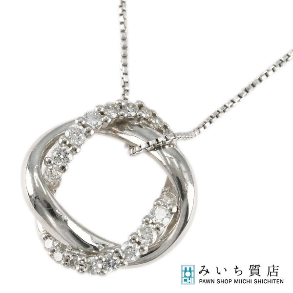 Vendome Aoyama ヴァンドーム青山 ネックレス D0.19ct Pt950/850 約3.8g アクセサリー eco1704