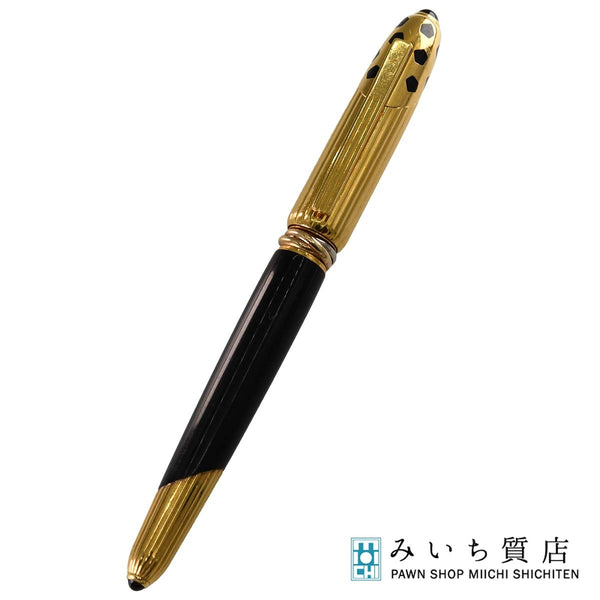 Cartier カルティエ 万年筆 パンテール ドゥ ペン先750 文房具 筆記用具 筆記未確認 H19375