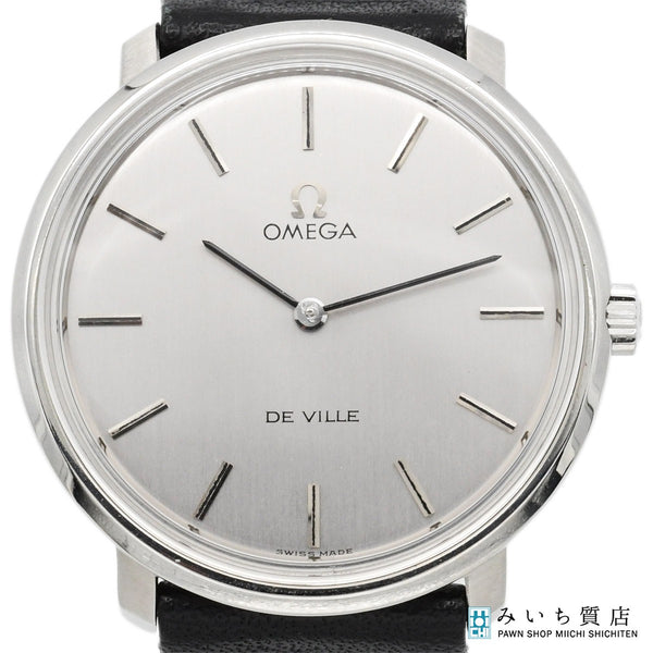 稼働 腕時計 OMEGA オメガ DE VILLE デヴィル 手巻き TOOL 104 シルバー色文字盤 メンズ H20394