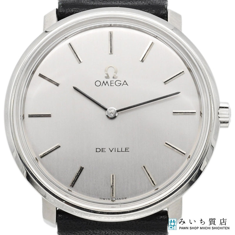 稼働 腕時計 OMEGA オメガ DE VILLE デヴィル 手巻き TOOL 104 シルバー色文字盤 メンズ H20394