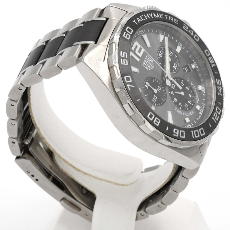 腕時計 稼働 TAG HEUER タグ・ホイヤー CAZ1011 フォーミュラ1 クォーツ グレー色文字盤 25s338-1