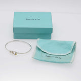 TIFFANY&Co. ティファニー ブレス バングル フック&アイ 750 925 約9.2g アクセサリー 箱袋 k481