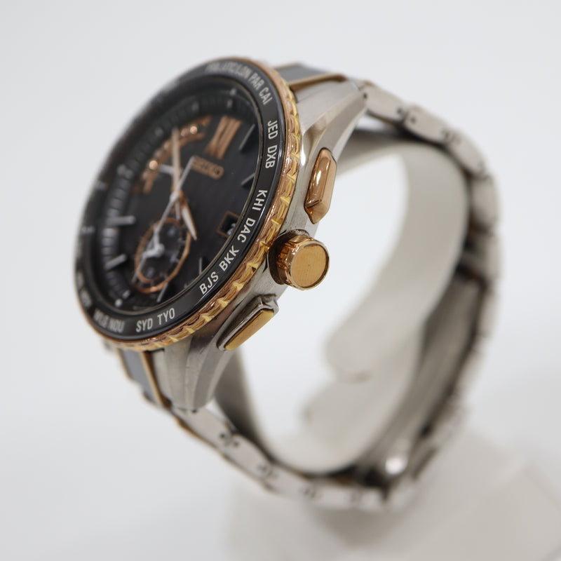 稼働 腕時計 SEIKO セイコー ブライツ 8B54-0BD0 電波ソーラー
