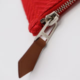 HERMES エルメス ポーチ ヨッティング GM フラットポーチ 化粧ポーチ 小物入れ レッド H22338