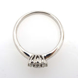 仕上済 Ponte Vecchio ポンテヴェキオ ダイヤ ホワイトゴールド リング 指輪 K18WG D0.3 2.9g 9号 箱 yo1366