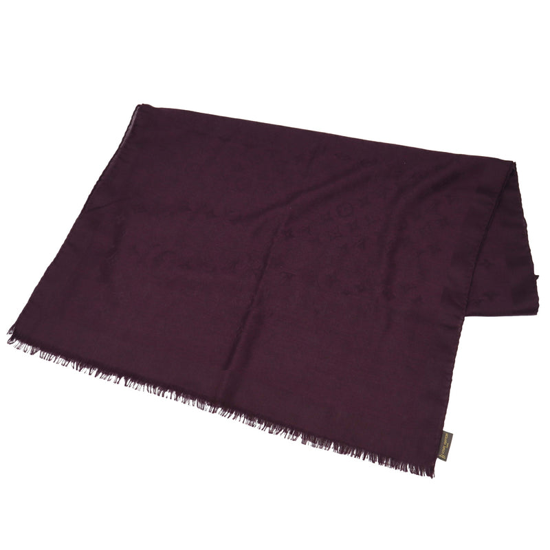 LOUIS VUITTON LV ルイヴィトン ストール 402336 紫系ブラウン 服飾小物 H19720