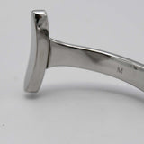 腕時計 稼働 GEORG JENSEN ジョージジェンセン 326 ヴィヴィアンナ クォーツ バングル シルバー色文字盤 箱 H3627