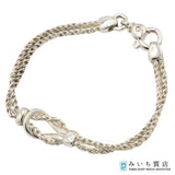 TIFFANY＆Co. ティファニー ダブルロープ ブレス ブレスレット シルバー 925 約18.3g 腕回り約17cm アクセサリー ok1443