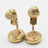 Christian Dior ディオール イヤリング クリップ CDロゴ ゴールドカラー アクセサリー レディース H8704