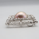 TASAKI タサキ ブローチ パール 約15.8g シルバー アクセサリー K1469!