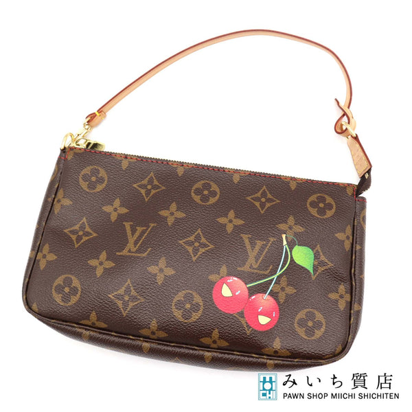 LOUIS VUITTON ルイヴィトン チェリー M95008 ポシェットアクセソワール 村上隆 モノグラム ポーチ H5509