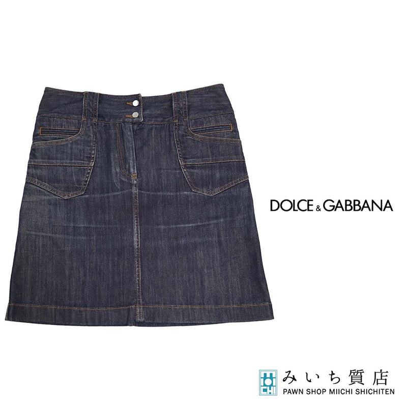 DOLCE&GABBANA ドルチェ＆ガッバーナ デニム スカート サイズ40 F4C25D D&G ドルガバ 25k167-60