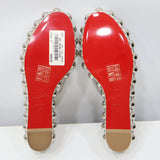 未使用 Christian Louboutin クリスチャンルブタン サンダル 37 23.5cm 1180497 ウェッジソール シルバー 箱袋有 H8529