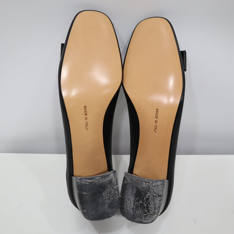 Salvatore Ferragamo フェラガモ パンプス 5 1/2C 22.5cm ヴァラリボン ブラック レディース 靴 箱有 H1455