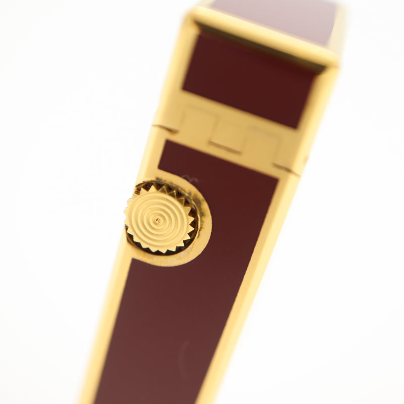 dunhill ダンヒル ガスライター US.RE24163 ローラー式 ボルドー ゴールドカラー 喫煙具 着火未確認 H2986