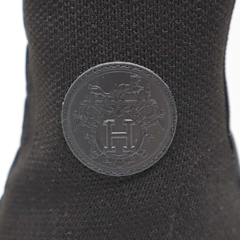 美品 HERMES エルメス H222097Z フォンテーヌ ソックスブーツ ロング シューズ サイズ37 24cm 箱あり H13446