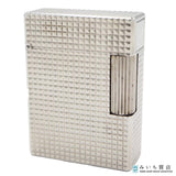 S.T.Dupont デュポン ガスライター ローラー式 LINE1S ライン1S シルバーカラー 着火未確認 eco1527