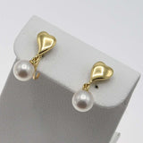 仕上済 MIKIMOTO ミキモト イヤリング パール6.0/6.1mm K18 2.6g ジュエリー H17349-2