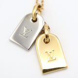 LOUIS VUITTON ルイ ヴィトン LV M63141 ナノグラム モノグラム ネックレス ペンダント アクセサリー 6.8g 23k557-4