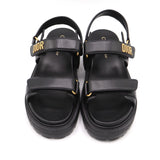 Christian Dior ディオール サンダル Dioract ディオールアクト 38 約25cm ブラック 靴 H20594