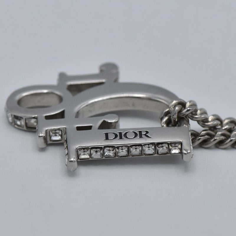 Christian Dior ディオール ネックレス ロゴ シルバーカラー 約15.7g アクセサリー 箱袋有 23s312-3
