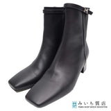 HERMES エルメス ブーツ 361/2 約23.5cm オマージュ ブラック レザー 靴 H21663