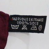 HERMES エルメス スカーフ カレ40 馬 ボルドー系 シルク100％ 服飾小物 H21884