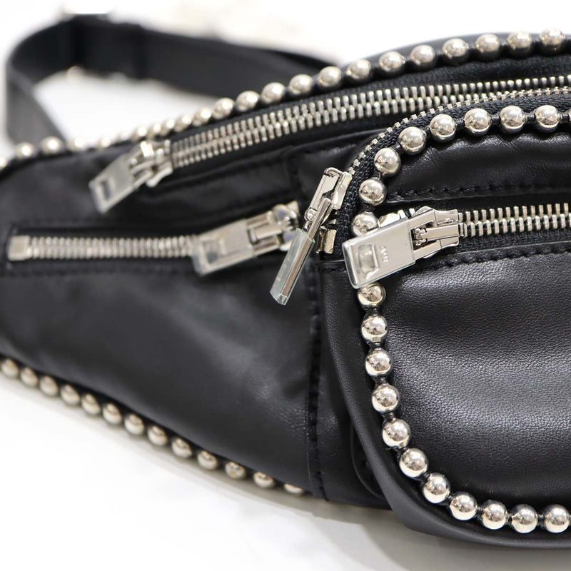 ALEXANDER WANG アレキサンダーワン ウエストバッグ ボディバッグ ブラック レザー ウエストポーチ H20778