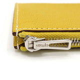 HERMES エルメス カードケース クロコダイル コンパクト カードホルダー  イエロー系 箱 26k231-4