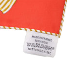 HERMES エルメス スカーフ カレ70 LES BECANES 自動転 モチーフ 服飾小物 シルク100％ 赤 H21499