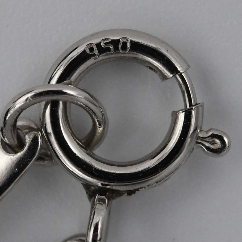 仕上げ済 TIFFANY&Co. ティファニー ネックレス バイザヤード Pt950 プラチナ 約2.3g 約4.4mm アクセサリー d77