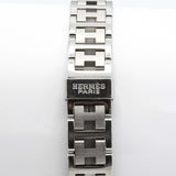 稼働 腕時計 HERMES エルメス クリッパー CL4.210 ネイビー系色文字盤 クォーツ 2025.6 電池交換済 H18945