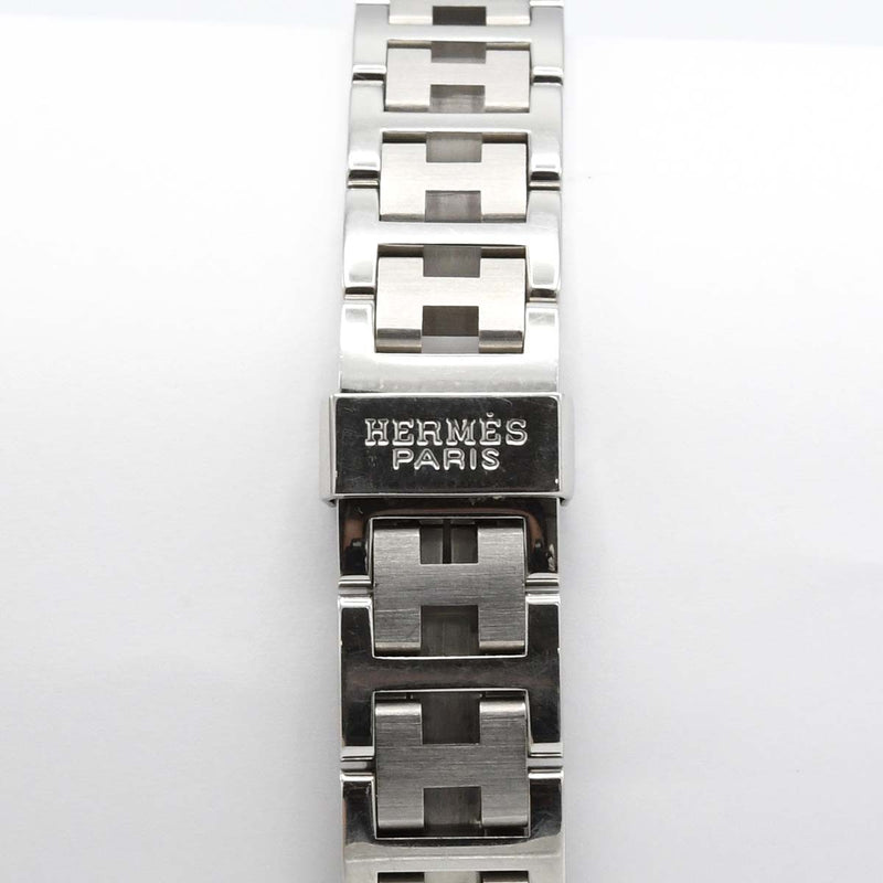 稼働 腕時計 HERMES エルメス クリッパー CL4.210 ネイビー系色文字盤 クォーツ 2025.6 電池交換済 H18945