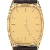 腕時計 稼働 OMEGA オメガ 191.0168 1365 クォーツ ゴールド色文字盤 ネーム刻印あり 22026.7電池済 J414