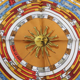 HERMES エルメス スカーフ カレ40 DIES ET HORE 占星術 星座 ホロスコープ ブラウン系 H24105