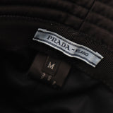 PRADA プラダ ナイロン バケットハット バケハ RN98339 Mサイズ ブラック 帽子 26k768-29