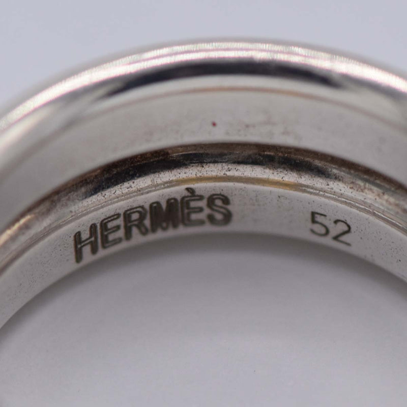 HERMES エルメス リング オランプ 10.5号 サイズ52 YG SV 約9.2g アクセサリー 箱有 H18831